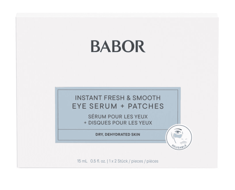 Babor Instant Fresh & Smooth Eye serum + Patches