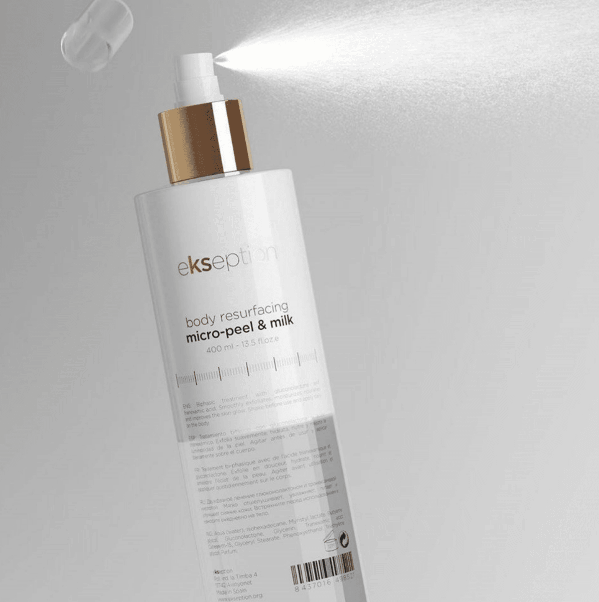 Ekseption Body Resurfacing micro-peel & milk 400 ml