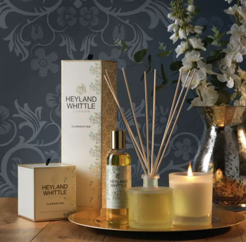 Gold Classic Clementine & Prosecco Candle in a Glass 230g