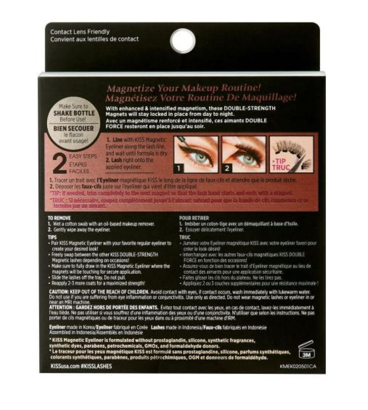 Kiss Lash Magnetic Eyeliner Kit, Tempt